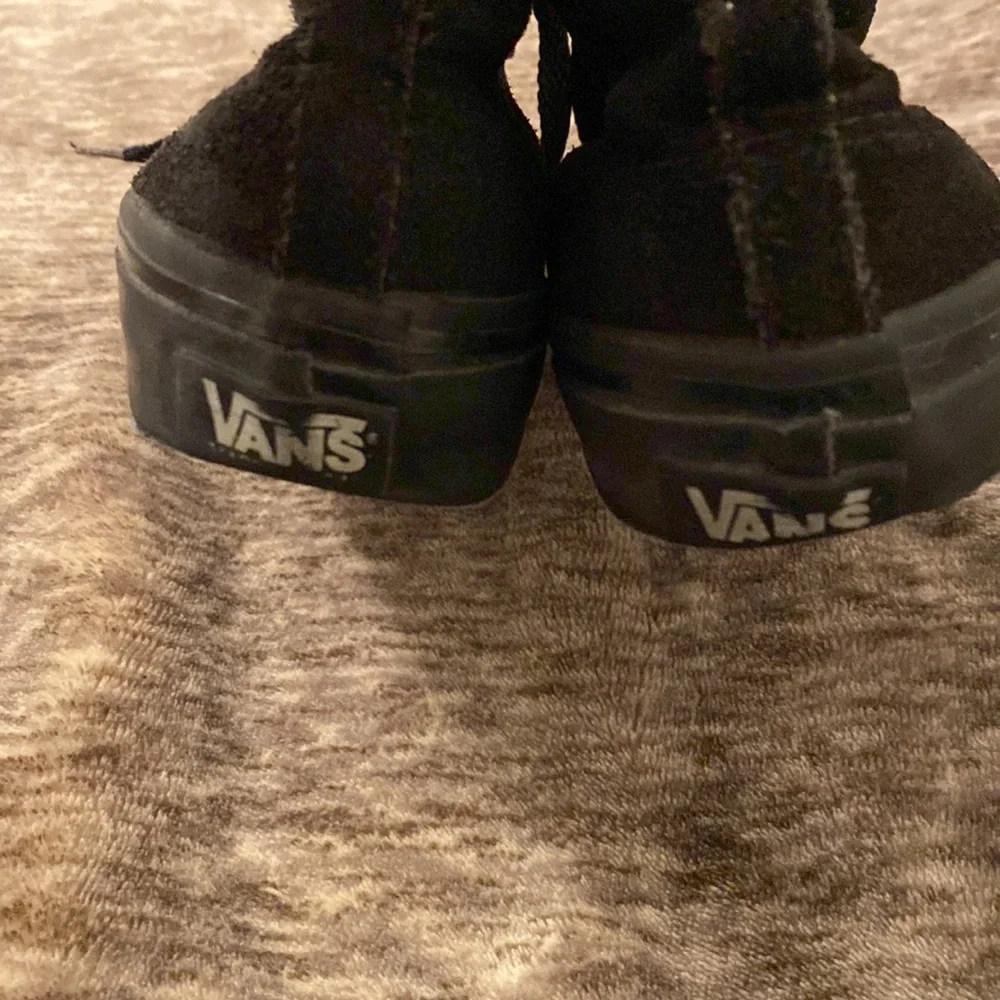 Vintage‎ Black Chukka Boot Padded Collar Suede Vans